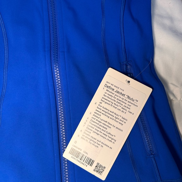 Lululemon Athletica Royal Blue Zip-Up Jacket - Picture 3 of 4